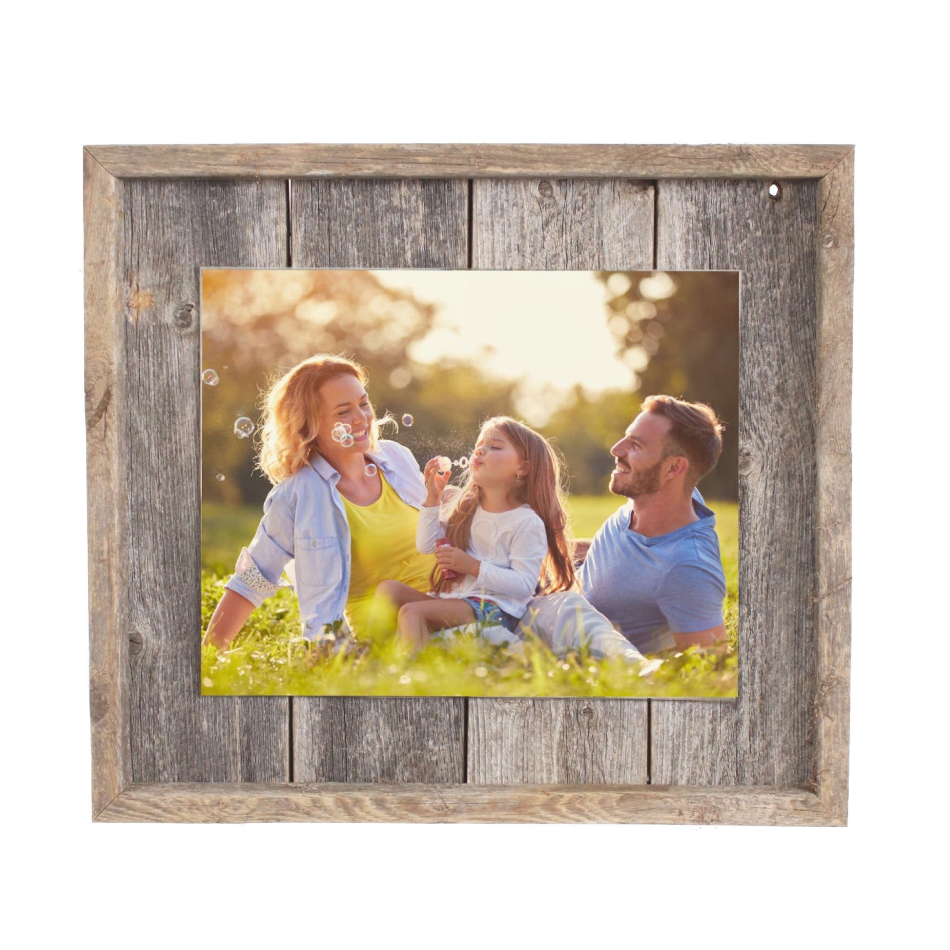11x14in Weathered Gray Picture Frame with Plexiglass - GREAT BEACH HOUSE