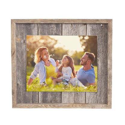 11x14in Weathered Gray Picture Frame with Plexiglass - GREAT BEACH HOUSE