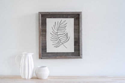 11x14in Weathered Gray Picture Frame with Plexiglass - GREAT BEACH HOUSE