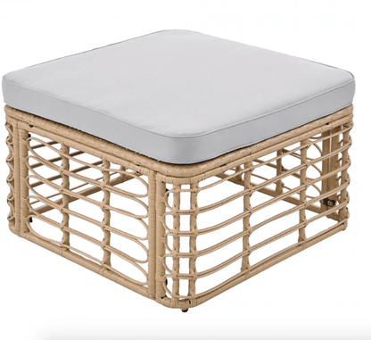 7 Pieces Outdoor Patio Furniture, All - Weather Rattan Sectional Sofa - GREAT BEACH HOUSE