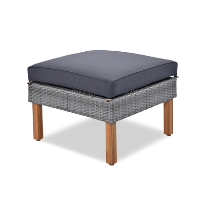 9 - Piece Patio Rattan Furniture Set, Outdoor Conversation Set - GREAT BEACH HOUSE