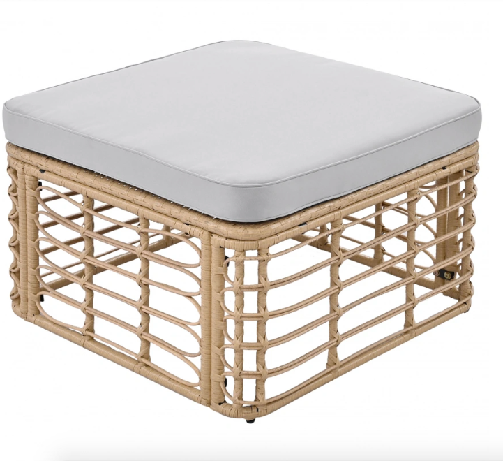 7 Pieces Outdoor Patio Furniture, All-Weather Rattan Sectional Sofa