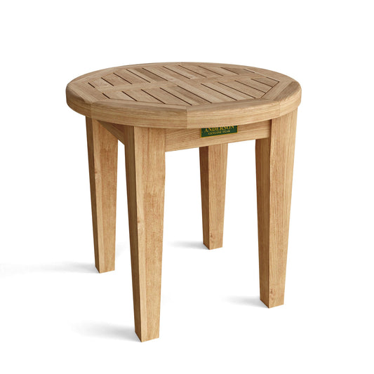 BRIANNA 20" ROUND SIDE TABLE - GREAT BEACH HOUSE