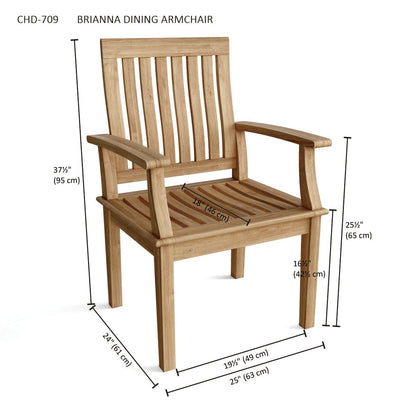 BRIANNA DINING ARMCHAIR - GREAT BEACH HOUSE