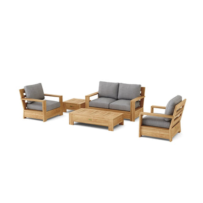 Madera 5 PC Deep Seating Set - GREAT BEACH HOUSE