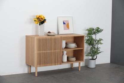 Modern Sideboard with 4 Cabinet, Storage Cabinet, TV Stand - GREAT BEACH HOUSE