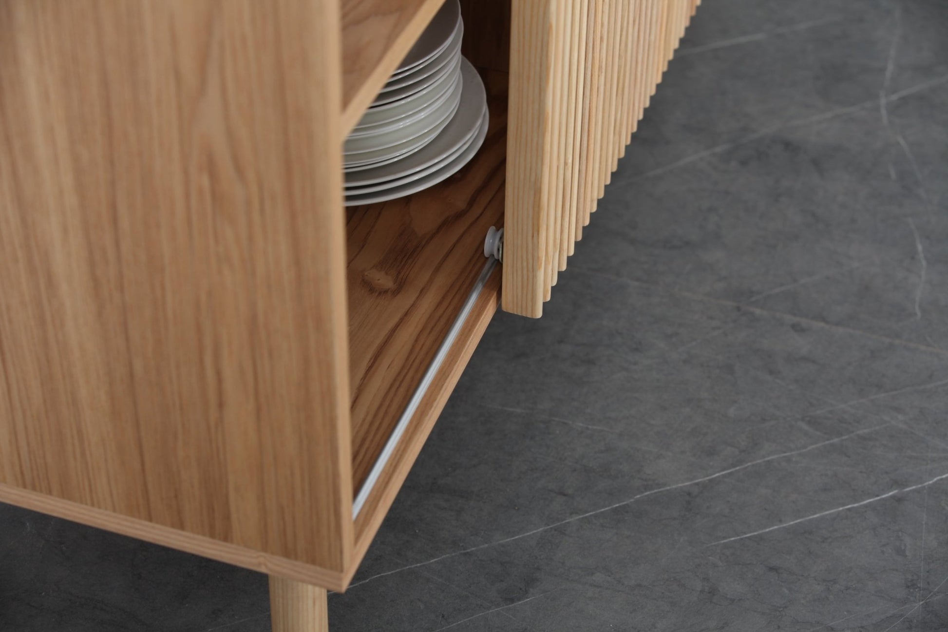 Modern Sideboard with 4 Cabinet, Storage Cabinet, TV Stand - GREAT BEACH HOUSE