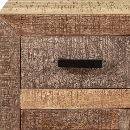 Solid Wood Butcher Block Accent Cabinet or Nightstand - GREAT BEACH HOUSE